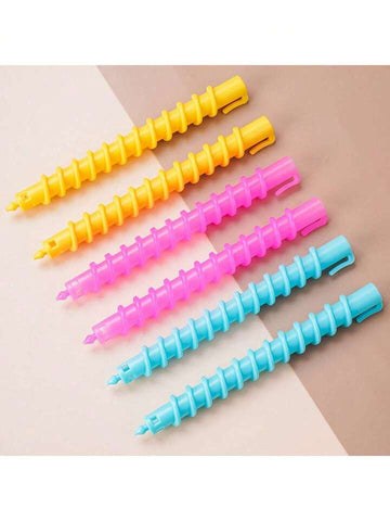 Spiral Hair Curling Rods - Create Beautiful, Bouncy Curls Without Heat