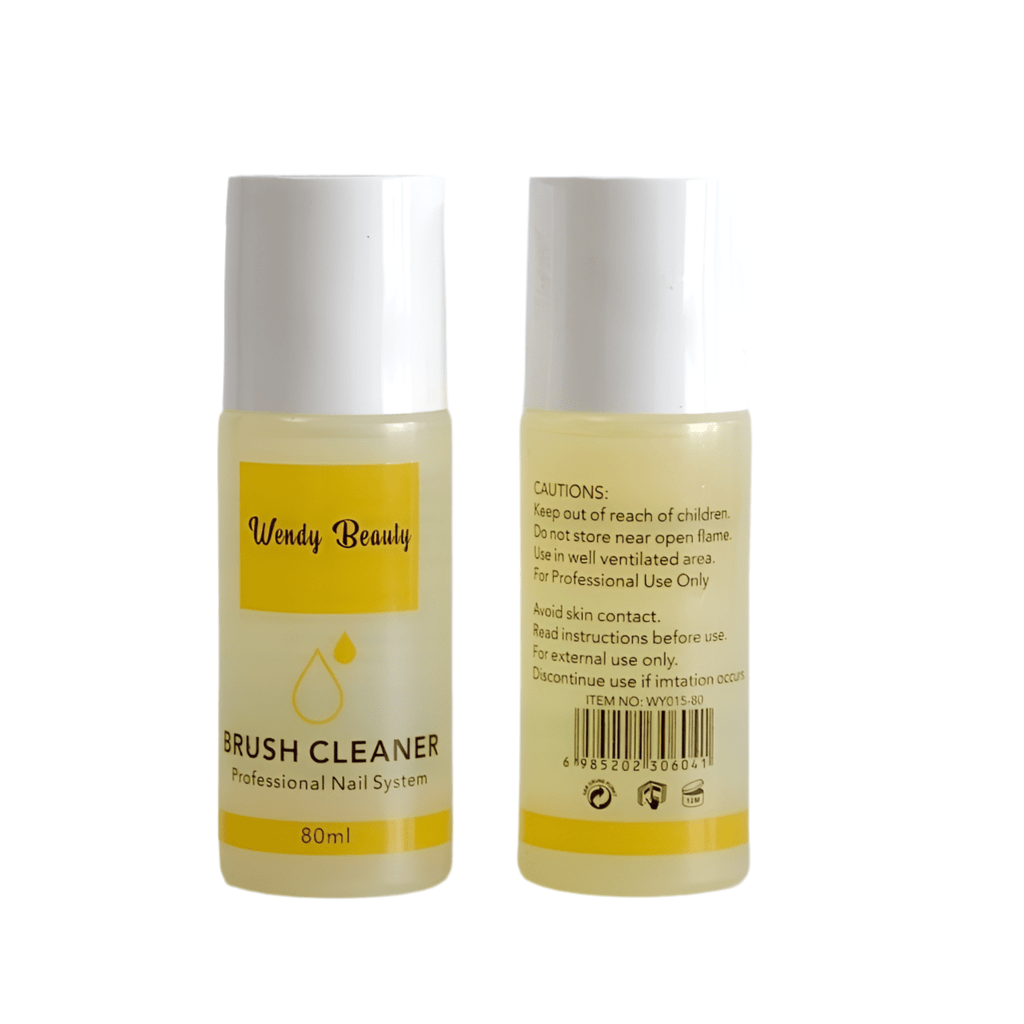 Nail Art Brush Cleanser Liquid 80ml – Keep Brushes Clean & Ready