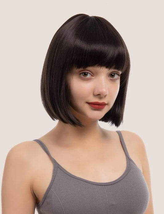 Straight Bob With Bangs