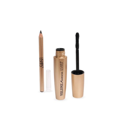 Ushas Mascara and Eyebrow Pencil Set