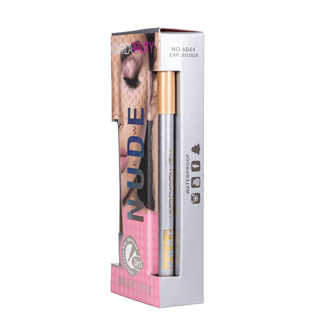 Warda Beauty Nude 3-in-1 Bright Eyes Set - Perfect Eye Makeup Collection