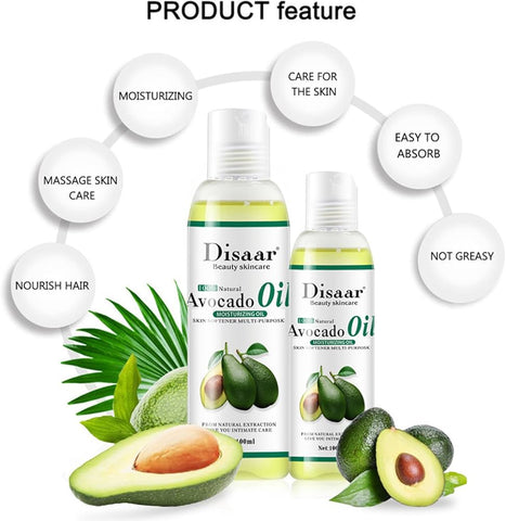 Natural Softening Multi-Purpose Moisturizing Mineral Oil - Avocado
