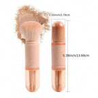 4-in-1 Portable Makeup Brush Set – Essential for Travel