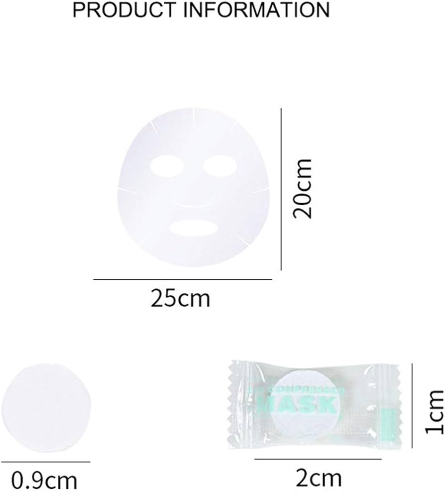 Compressed Disposable Facial Masks – Hydration On-the-Go Pack