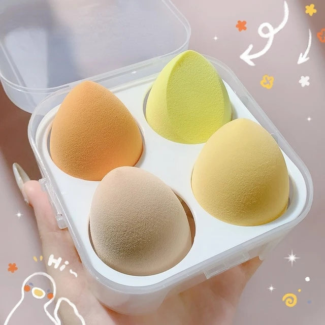 4-Piece Makeup Sponge Set – Blending Sponges for Flawless Application