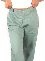 Cargo Trousers High Waist Button Pants without chain XD21