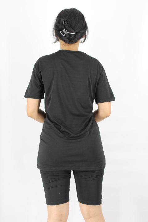 Cartoon Two Piece Graphic Shorts Set XD21