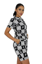 Change Game Crop Top With Shorts Set XD21