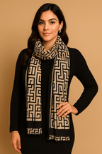 Colourful Print cotton Scarf 1pc