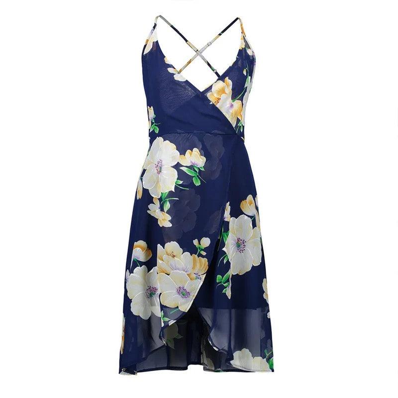 Chiffon floral dress - XD21