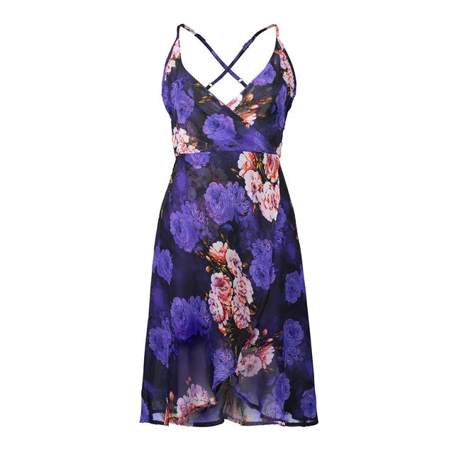 Chiffon Floral Dress XD21