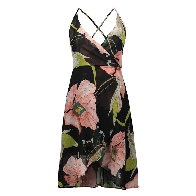 Chiffon Floral Dress XD21