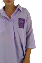 Chiffon Shirt Dress Three Quarter Sleeve XD21