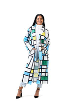 Colour Block Thin Coat Jacket XD21