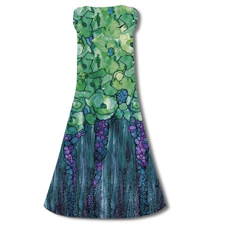 Colourful sleeveless maxi Dress XD21