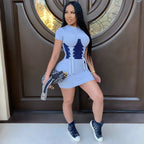 Corset Mini T-Shirt Dress XD21