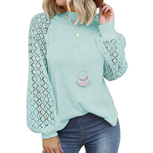 Crochet Puff Sleeve Stylish Top XD21