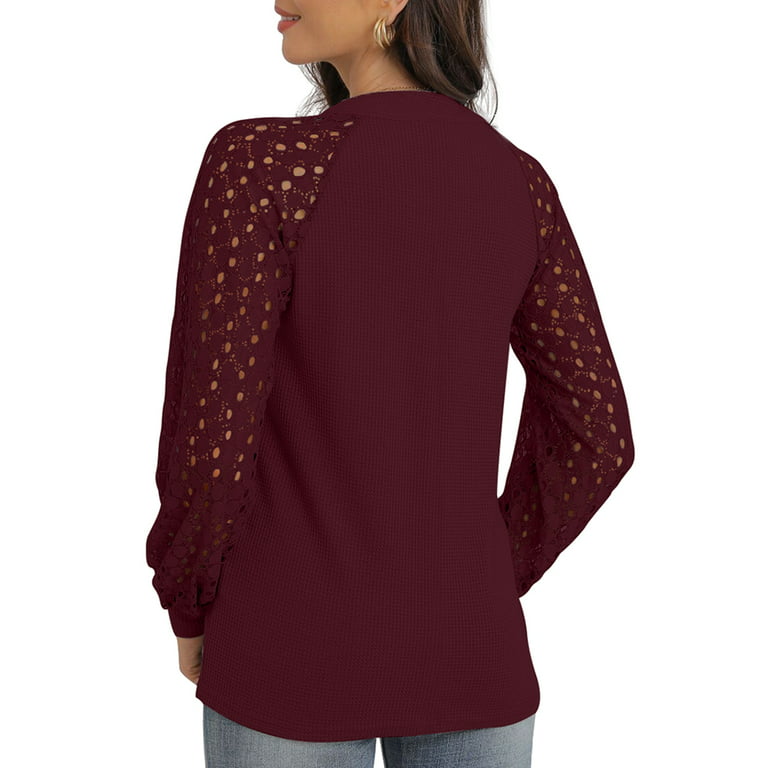 Crochet Puff Sleeve Stylish Top XD21