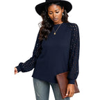 Crochet Puff Sleeve Stylish Top XD21