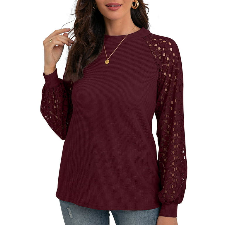 Crochet Puff Sleeve Stylish Top XD21