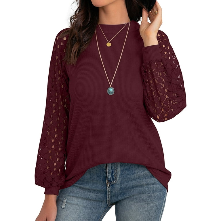 Crochet Puff Sleeve Stylish Top XD21