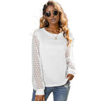 Crochet Puff Sleeve Stylish Top XD21