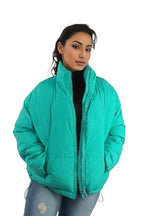 Crop Padded Winter Pocket Jacket XD21