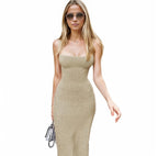 Cut Out Backless Bodycon Slim Dress XD21