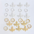 Cutesy Leaves and Rings Hair Set – Trendy Hair Accessories for All Styles