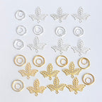Cutesy Leaves and Rings Hair Set – Trendy Hair Accessories for All Styles