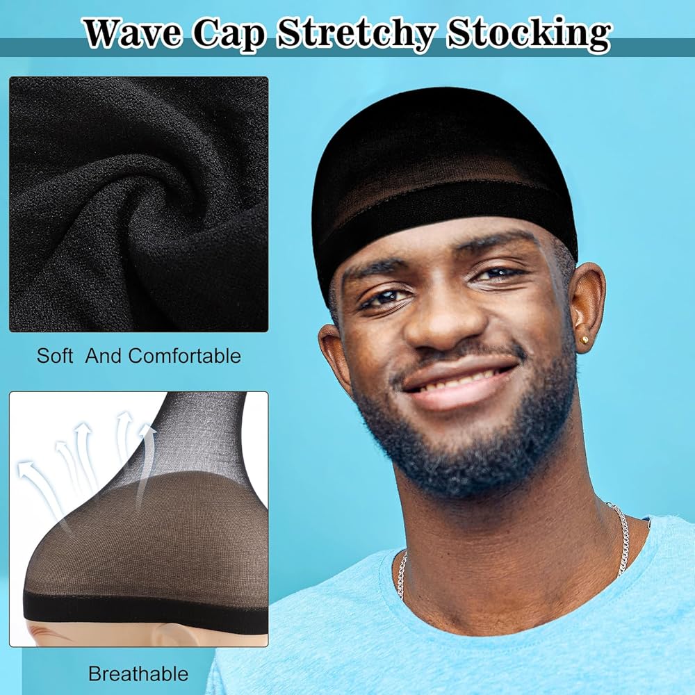 Wave Stocking Cap for Men 2pcs - Comfortable, Breathable Caps for Perfect Waves