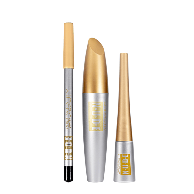 Warda Beauty Nude 3-in-1 Bright Eyes Set - Perfect Eye Makeup Collection