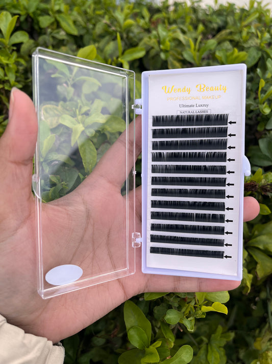 Wendy Beauty Lash Extensions – 10mm C-Curl 0.07 Volume Lashes