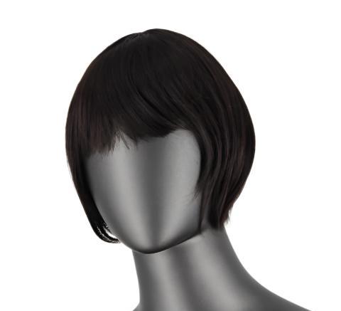 Straight Pixie Bob With Bangs Wigs