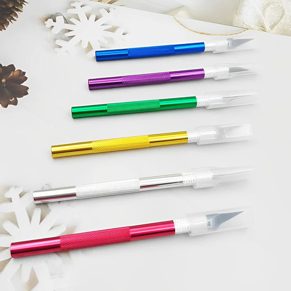 Precision Craft Knife – Multi-Color Handle - Nail Art Tool