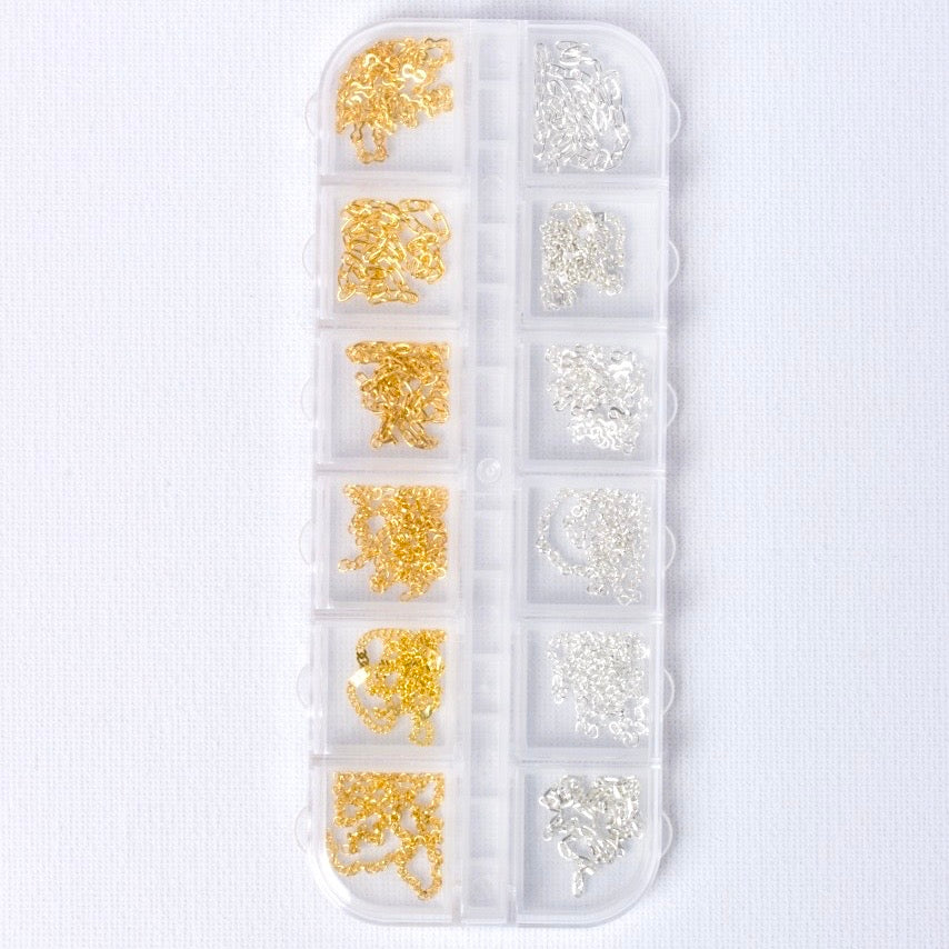 3D Colorful Nail Chain – Add Glamorous Metal Chains to Your Nail Designs