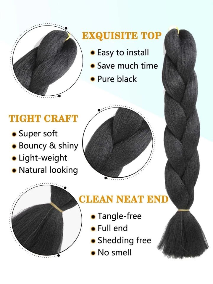 Braided  Hair Extensions 100"