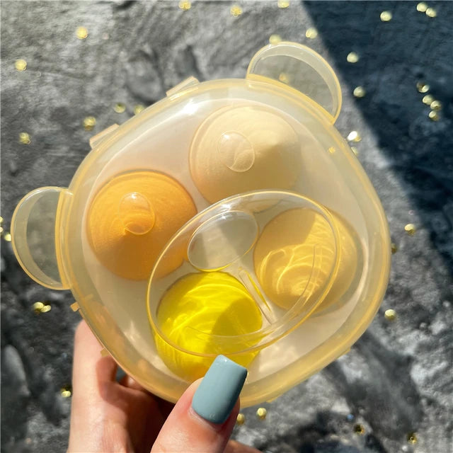 4-Piece Makeup Sponge Set – Blending Sponges for Flawless Application