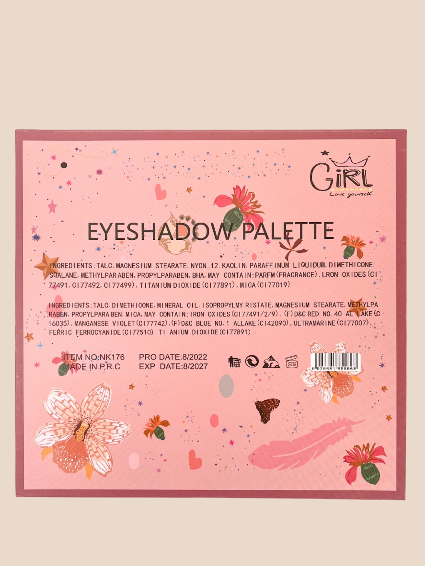 60-Color 'Naked' Eyeshadow Palette - Vibrant, Long-Lasting Shades