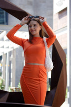 Streetwear Matching Y2K Bodycon Two Piece Skirt Set