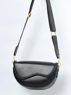 Curved Flap Sling Bag – Lightweight, Spacious & Casual-Chic 2263#