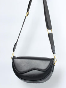 Curved Flap Sling Bag – Lightweight, Spacious & Casual-Chic 2263#