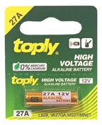 Toply 27A 12V Alkaline Battery – Reliable, Long-Lasting Power for Devices