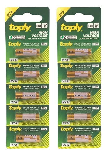 Toply 27A 12V Alkaline Battery – Reliable, Long-Lasting Power for Devices
