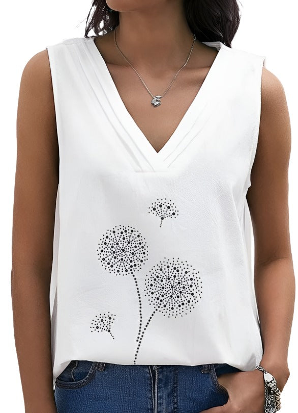 Dandelion Sleeveless Thin Sheer Top XD21