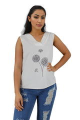 Dandelion Sleeveless Thin Sheer Top XD21