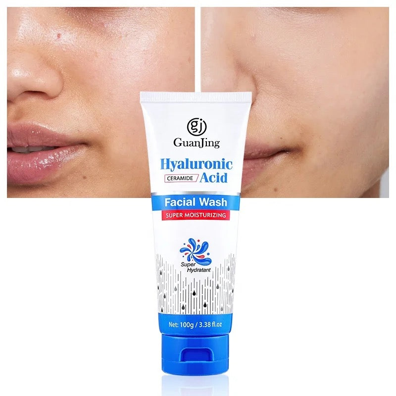 GuanJing Hyaluronic Acid Facial Wash - Super Moisturizing Cleanse