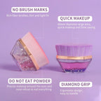 Diamond Foundation Blush BBCream Tight and Soft Fiber Cosmetic Beauty Makeup Brush Tool XD21