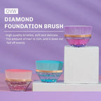 Diamond Foundation Blush BBCream Tight and Soft Fiber Cosmetic Beauty Makeup Brush Tool XD21