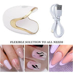 Q6 12W Nail Phototherapy Machine - Compact UV/LED Nail Dryer